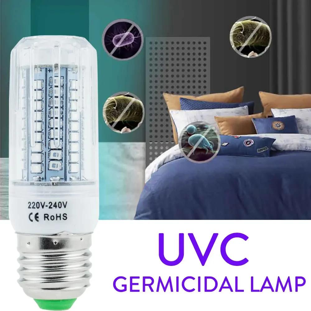 UVC   , LED UVC   ҵ ձ, б ڿܼ , 20W, B22, E26, E27, E12, E14, 110 V, 220V
